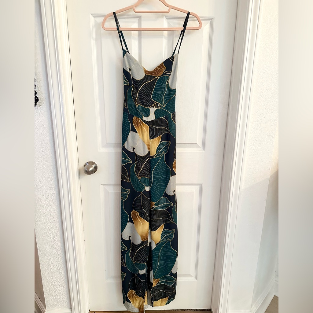 Nwt Floral Averie Jumpsuit